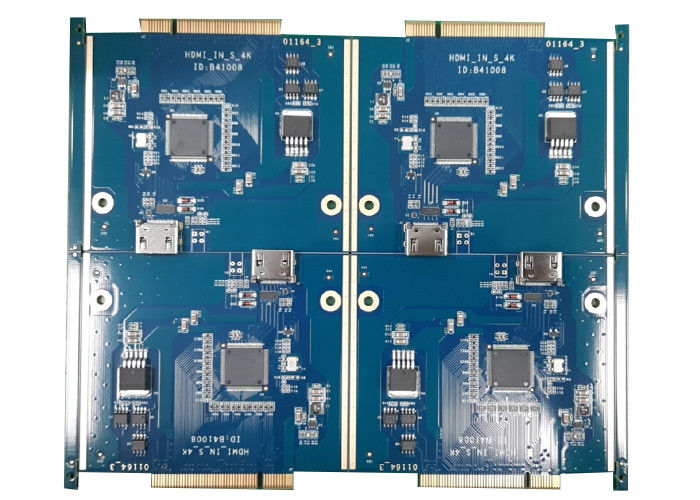 Nguyên mẫu lắp ráp PCB đa lớp HDI màu xanh SMT cho không có trình điều khiển